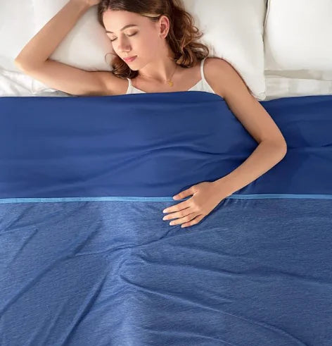 FrostySleep Japanese Ice Silk Cooling Blanket