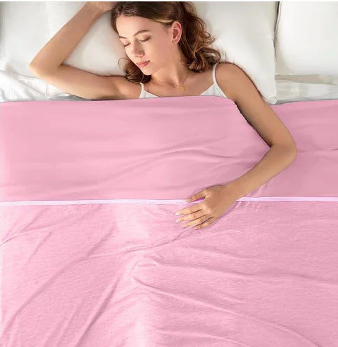 FrostySleep Japanese Ice Silk Cooling Blanket