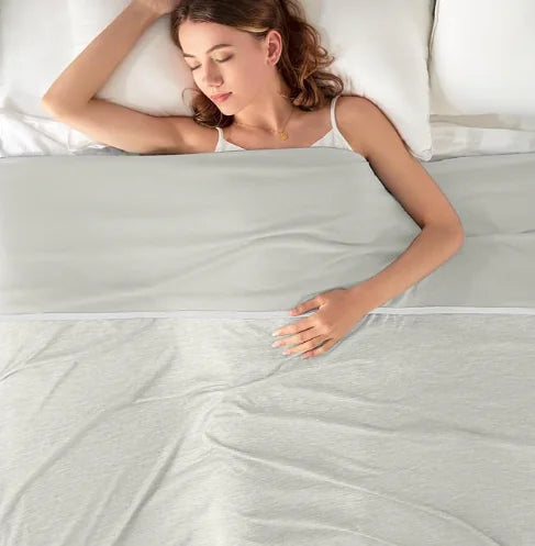 FrostySleep Japanese Ice Silk Cooling Blanket
