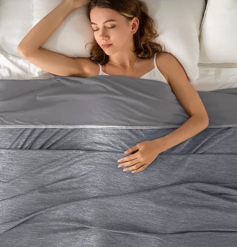 FrostySleep Japanese Ice Silk Cooling Blanket